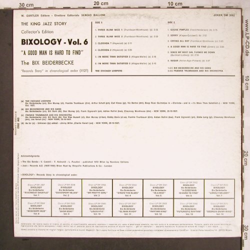 Beiderbecke,Bix: Bixology Vol. 8, Joker(SM 3562), I, 1973 - LP - X4687 - 5,50 Euro