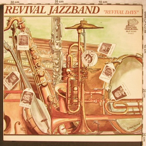 Revival Jazzband: Revival Days, vg+/m-, WAM (MLP 15.541), D, 1976 Typ: LP Best.-Nr.: X4800 Preis: 5,00 Euro