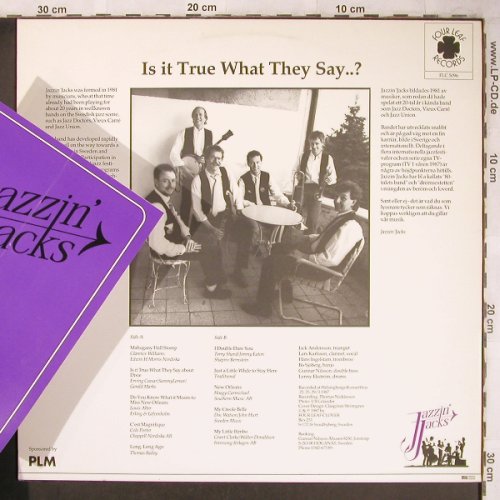 Jazzin' Jacks: Is it true what they say ab..Dixie?, Four Leaf Rec(FLC 5096), S,vg+/m-, 1987 - LP - X4816 - 6,00 Euro