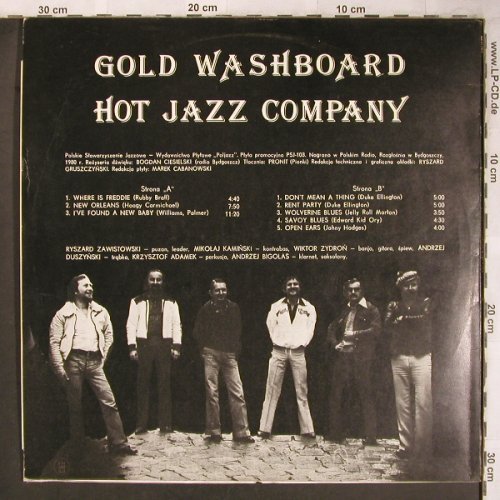 Gold Washboard Hot Jazz Company: Same, Poljazz(PJS-103), PL,  - LP - X4853 - 6,00 Euro