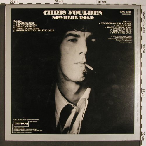 Youlden,Chris: Nowhere Road, Deram(SML 1099), UK, 1973 - LP - X5969 - 75,00 Euro