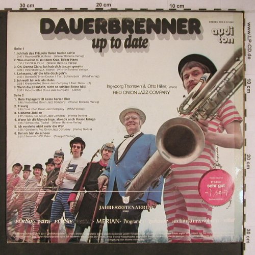 Dauerbrenner - Up to date: Ingeborg Thomsen,O.Hiller,Red Onion, Audi Ton(909-2-121092), D,  - LP - X6748 - 7,50 Euro