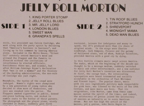 Morton,Jelly Roll: Jazz Trip, Trip (JT-1), US Typ: LP Best.-Nr.: X6770 Preis: 9,00 Euro