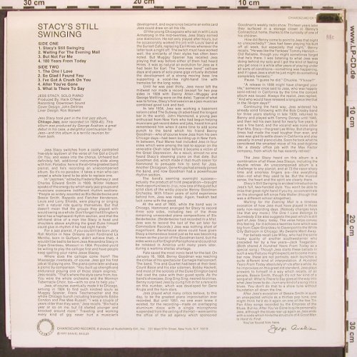 Stacy,Jess: Still Swingin', Chiaroscuro Records (CR 177), US, 1977 Typ: LP Best.-Nr.: X7985 Preis: 9,00 Euro
