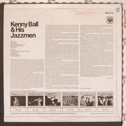 Ball,Kenny and his Jazzmen: Same (1961), Mono, MarbleArch(MAL 652), UK, Ri,  - LP - X8032 - 7,50 Euro