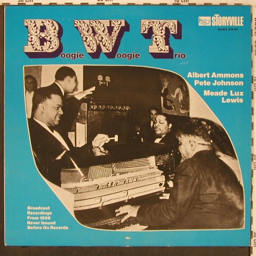 Johnson,Pete/Ammons/M.L.Lewis: Boogie Woogie Trio(1939), Storyville(670 184), D, Mono,  - LP - X8098 - 9,00 Euro