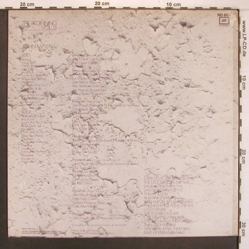 Mayall,John: The Beginning Vol.13, Decca(ND 864), D, 1974 - LP - X8196 - 9,00 Euro