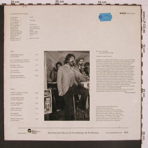 Kent,Luther & Trick Bag: It's In The Bag, m-/vg+, Enja(4066), D, 1984 - LP - Y1428 - 6,00 Euro