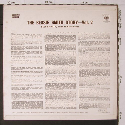 Smith,Bessy: The Bessie Smith Story, Vol.Due, CBS (62378), I, 1969 Typ: LP Best.-Nr.: Y1668 Preis: 7,50 Euro