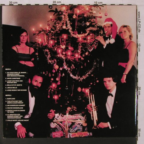 New Orleans Quarter: Christmas Jazz, Foc, red vinyl, NOQ-Records (NOQ-R 2), D, 1984 Typ: LP Best.-Nr.: Y1764 Preis: 6,00 Euro