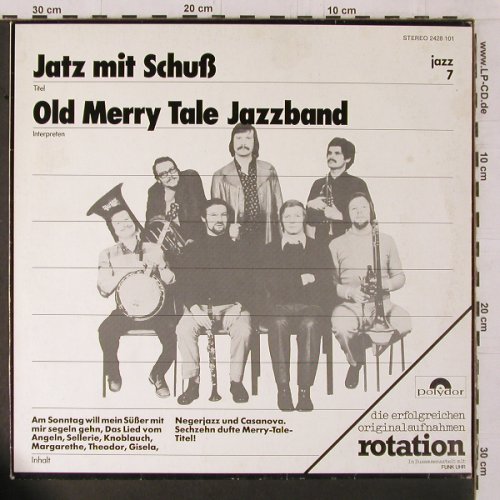 Old Merry Tale Jazzband: Jatz mit Schuss, 1963, Polydor Jazz 7 (2428 101), D, Ri Typ: LP Best.-Nr.: Y1871 Preis: 6,00 Euro
