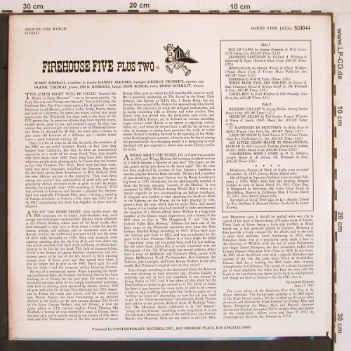 Firehouse Five Plus Two: Around the World!, GTJ(S10044), US, 1961 - LP - Y2097 - 9,00 Euro