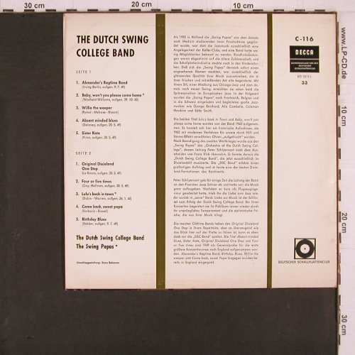 Dutch Swing College Band: Same, Philips, Club-Ed.(C-116), D,  - 10inch - Y2237 - 7,50 Euro
