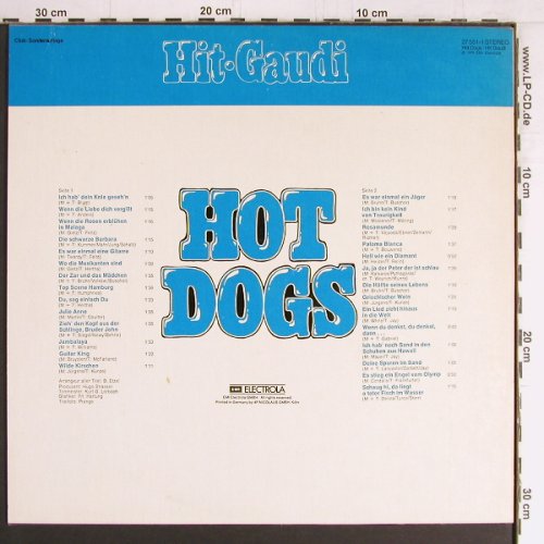 Hot Dogs: Hit Gaudi-28 Pop Hits, EMI(27 551-1), D, 1976 - LP - Y3054 - 6,00 Euro