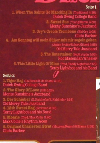 V.A.Dixie Party: Dutch Swing College...Chris Barber, Happy Bird (5028), D Typ: LP Best.-Nr.: Y3120 Preis: 5,00 Euro