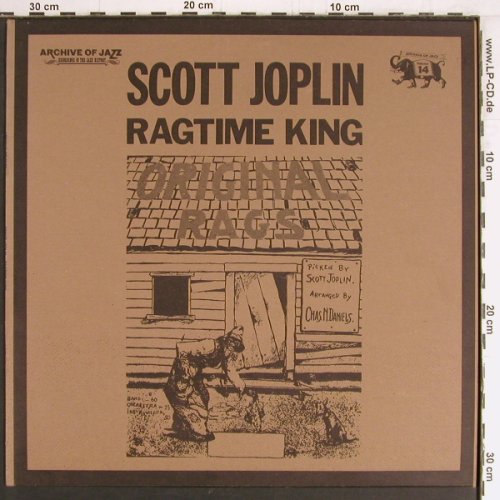 Joplin,Scott: Rag Time King, Vol.14 (piano roll), Archive of Jazz(101.661), I, 1971 - LP - Y3159 - 7,50 Euro