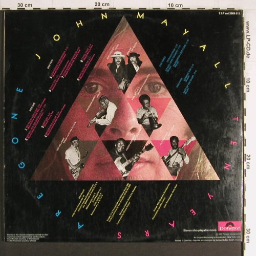 Mayall,John: Ten Years Are Gone, Foc, Polydor (2669 012), D, 1973 Typ: 2LP Best.-Nr.: Y3501 Preis: 15,00 Euro