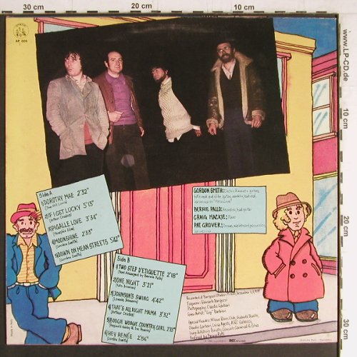 Smith,Gordon: Down On Mean Streets, Appaloosa (AP 005), I, 1980 Typ: LP Best.-Nr.: Y3625 Preis: 12,50 Euro