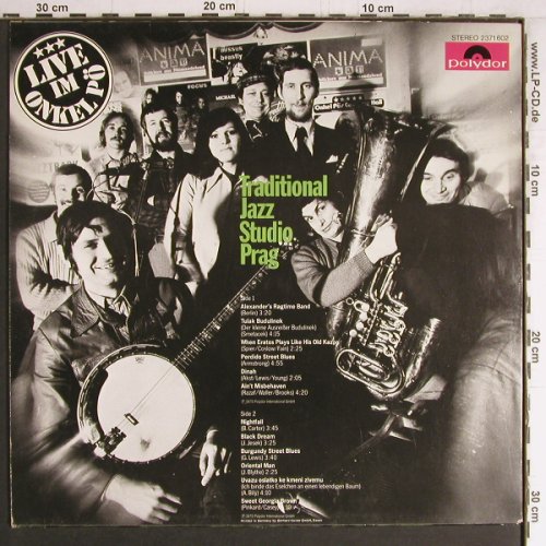 Traditional Jazz Studio Prag: Live Im Onkel Pö, Polydor, Promo (2371 602), D, 1975 Typ: LP Best.-Nr.: Y3996 Preis: 15,00 Euro
