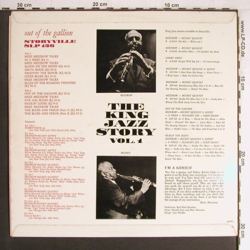 Mezzrow Bechet Quintet & Septet: Out Of The Gallion (music+spoken), Storyville/KingJazz V1 (SLP 136), DK, 1964 Typ: LP Best.-Nr.: Y4036 Preis: 9,00 Euro