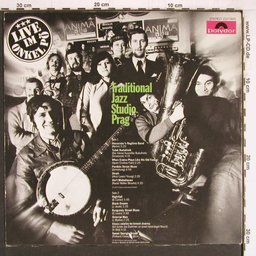 Traditional Jazz Studio Prag: Live im Onkel Pö, Polydor (2371 602), D, 1975 Typ: LP Best.-Nr.: Y4608 Preis: 9,00 Euro