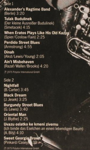 Traditional Jazz Studio Prag: Live im Onkel Pö, Polydor (2371 602), D, 1975 Typ: LP Best.-Nr.: Y4608 Preis: 9,00 Euro