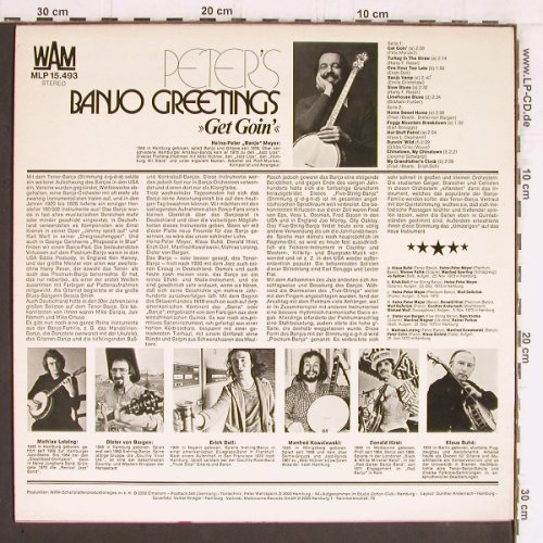 Meyer,Peter's Banjo Greetings: Get Goin, WAM (MLP 15.493), D, 1974 Typ: LP Best.-Nr.: Y5403 Preis: 9,00 Euro