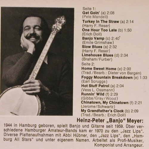Meyer,Peter's Banjo Greetings: Get Goin, WAM (MLP 15.493), D, 1974 Typ: LP Best.-Nr.: Y5403 Preis: 9,00 Euro