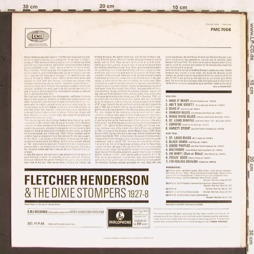 Henderson,Fletcher&t.Dixie Stompers: 1927/8, EMI Parlophone(PMC 7056), UK,  - LP - Y5567 - 9,00 Euro