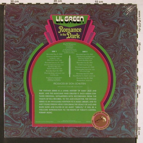 Green,Lil: Romance in the Dark, FS-New, RCA(LPV-574), US,Promo, 1971 - LP - Y601 - 14,00 Euro