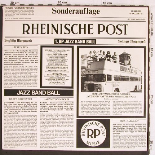 V.A.1.RP-Jazz Band Ball: Red Hot Pepper...Seetown Seven, Rheinische Post (RP 76001), D, 1976 Typ: LP Best.-Nr.: Y6110 Preis: 7,50 Euro