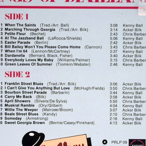 V.A.Kings Of Dixieland: Bilk Barber Ball - The Very Best of, PRT (PRLP 09), I, 1987 Typ: LP Best.-Nr.: Y6114 Preis: 6,00 Euro