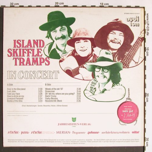 Island Skiffle Tramps: In Concert, Audi Ton(909-2-12 1011), D, 1972 - LP - Y6519 - 7,50 Euro
