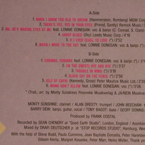 Monty Sunshine's Jazzband: Mama don't allow, Autogramm, Pinorekk (HB-P-7012), D, 1987 Typ: LP Best.-Nr.: Y6530 Preis: 6,00 Euro