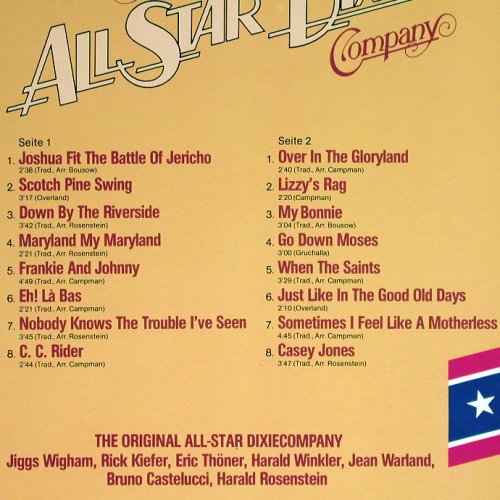 Original All Star Dixie Company: Same, Marifon (47 923 ET), D, 1980 Typ: LP Best.-Nr.: Y6861 Preis: 5,00 Euro