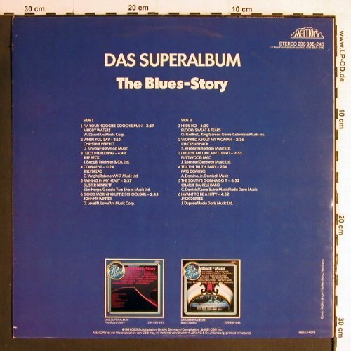 V.A.The Blues-Story: Muddy Waters...Jack Dupree, Memory (296 985-245), NL, 1981 Typ: LP Best.-Nr.: Y6863 Preis: 6,00 Euro