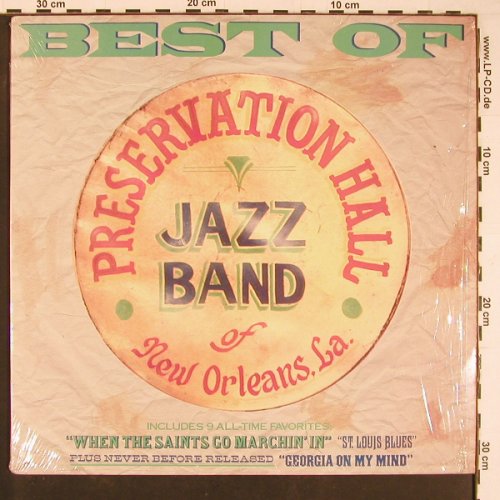 Preservation Hall Jazz Band: Best Of, CBS (FM 44996), US, 1989 Typ: LP Best.-Nr.: Y738 Preis: 7,50 Euro