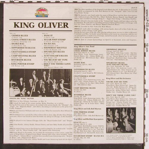 King Oliver: Same, FS-New, Giants Of Jazz (LPJT 21), I, 1985 Typ: LP Best.-Nr.: Y804 Preis: 12,50 Euro