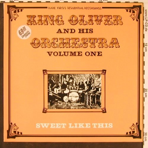 King Oliver & His Orch.: Sweet Like This, Halcyon(HDL 106), UK,  - LP - Y805 - 7,50 Euro