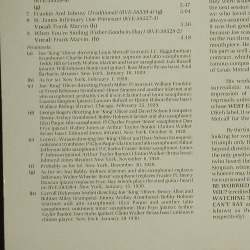 King Oliver & His Orch.: Sweet Like This, Halcyon (HDL 106), UK Typ: LP Best.-Nr.: Y805 Preis: 7,50 Euro
