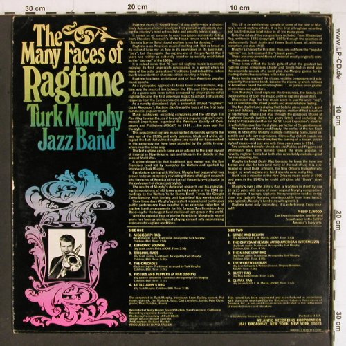 Turk Murphy Jazzband: The Many Faces of, Atlantic (SD 1613), US,m-/vg+, 1972 Typ: LP Best.-Nr.: Y8122 Preis: 7,50 Euro