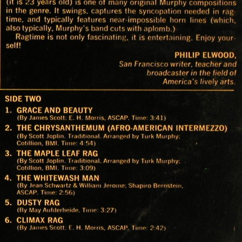 Turk Murphy Jazzband: The Many Faces of, Atlantic (SD 1613), US,m-/vg+, 1972 Typ: LP Best.-Nr.: Y8122 Preis: 7,50 Euro