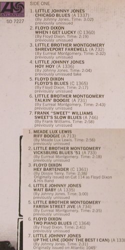 V.A.Blues Piano: Chicago,Plus 14 Tr.,Foc, Ri, m-/vg+, Atlantic,Warenprobe (ATL 40 404), D/US-Cover, 1972 Typ: LP Best.-Nr.: Y8132 Preis: 9,00 Euro