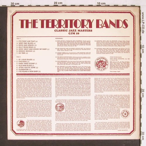 Zack Whyte & his Chocolate BeauBrum: The Territory Bands, Classic Jazz Masters (CJM 10), m-/vg+ Typ: LP Best.-Nr.: Y8142 Preis: 7,50 Euro