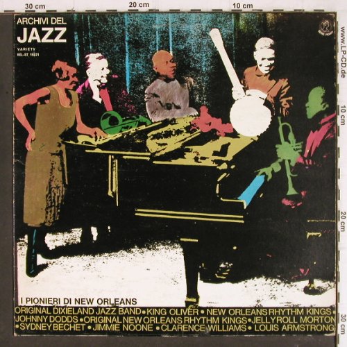 V.A.I Pionieri di New Orleans: Orign.N.O.Rhythm Kings... Armstrong, Variety/Archivi d.J. (REL-ST 19221), I,vg+/m-, 1974 Typ: LP Best.-Nr.: Y8159 Preis: 5,00 Euro