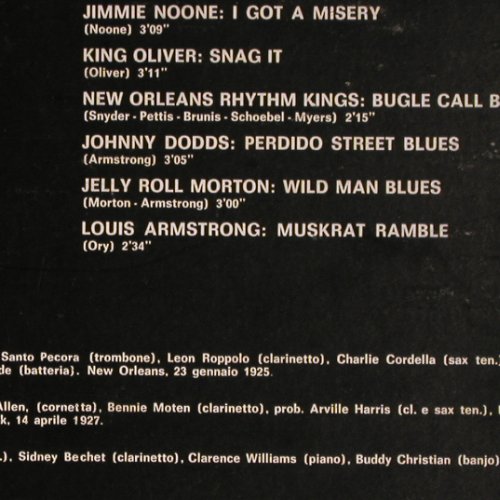 V.A.I Pionieri di New Orleans: Orign.N.O.Rhythm Kings... Armstrong, Variety/Archivi d.J. (REL-ST 19221), I,vg+/m-, 1974 Typ: LP Best.-Nr.: Y8159 Preis: 5,00 Euro