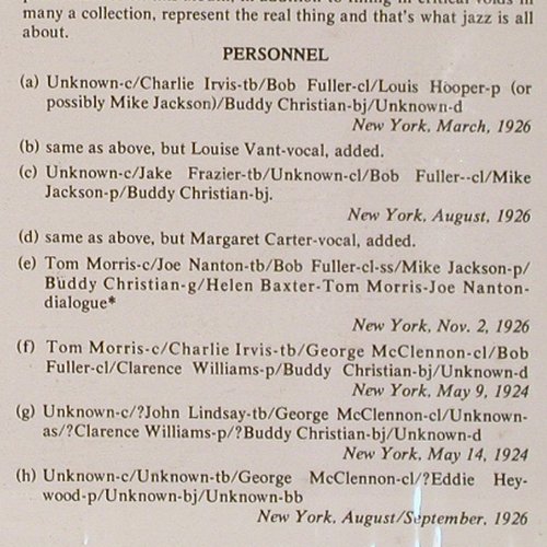 V.A.New Orleans Sound i.N.Y.1924-26: Buddy Christian's Creol, McClennons, Herwin (107), US Typ: LP Best.-Nr.: Y8167 Preis: 7,50 Euro