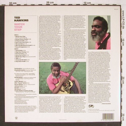 Hawkins,Ted: Watch You Step (1982), Windows of the World(WOLP 1), F, 1986 - LP - Y8186 - 7,50 Euro