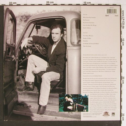 Richard,Zachary: Women In The Room, AM (395302-1), NL, 1990 Typ: LP Best.-Nr.: Y8206 Preis: 6,00 Euro
