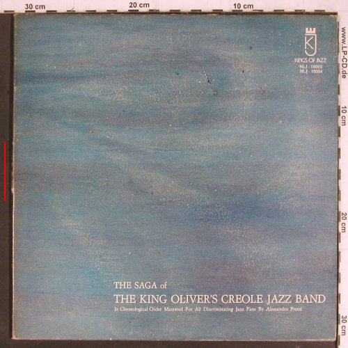 King Oliver's Creole Jazz Band: The Saga of, Foc, vg+/vg+, Kings of Jazz (NLJ-18003/004), I Typ: 2LP Best.-Nr.: Y8225 Preis: 6,00 Euro